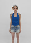 Judem Low-waist Washed Denim Shorts