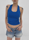 Judem Low-waist Washed Denim Shorts