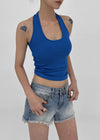 Judem Low-waist Washed Denim Shorts