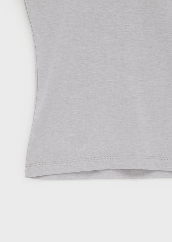 Serim V-neck Button Short-sleeve Tee