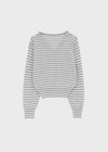 Hottin Striped Bamboo Knit Cardigan
