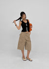 Laton Bermuda Cotton Cargo Pants