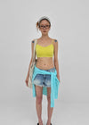 Shurung Strap Bra Top (Built-in Cap)