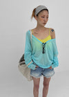 Shurung Strap Bra Top (Built-in Cap)
