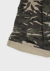 (UNISEX) GeulEum Camo Bermuda Banding Pants