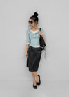 Morety Summer Henley Neck Sleeveless Tee