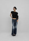 Zect Low-waist Straight Denim Pants