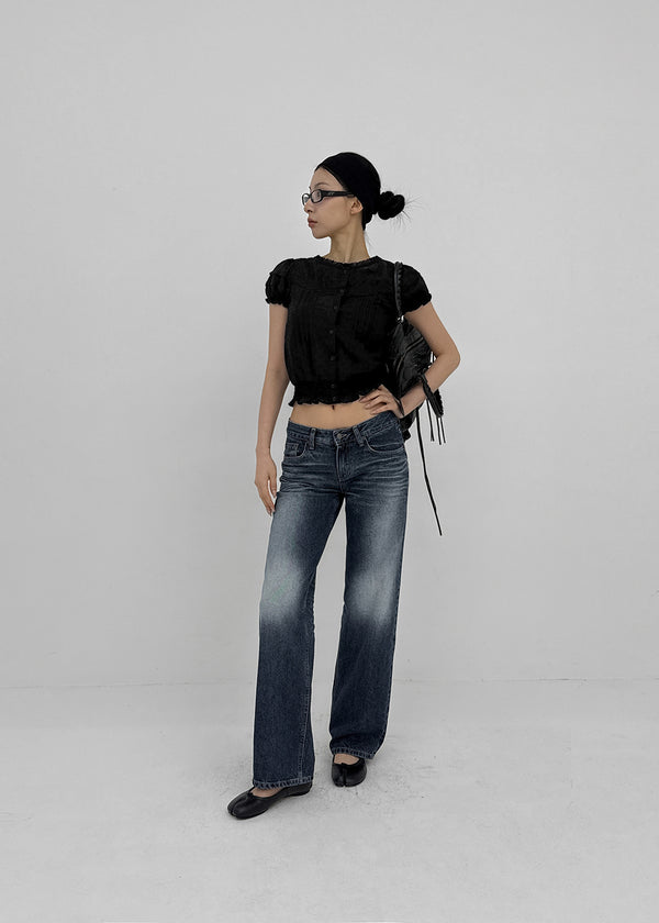 Zect Low-waist Straight Denim Pants