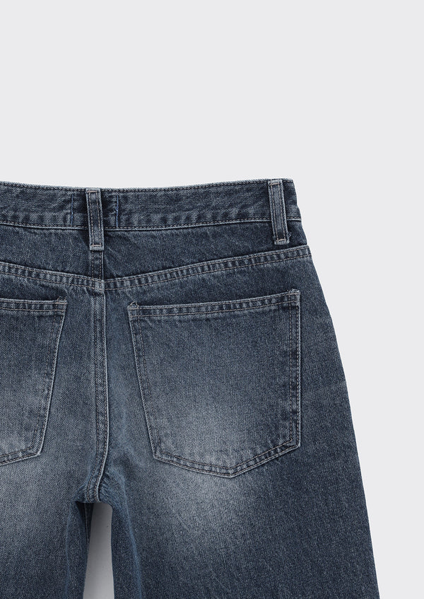 Zect Low-waist Straight Denim Pants
