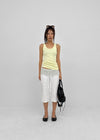 Torya Striped Folding Capri Pants