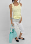Torya Striped Folding Capri Pants