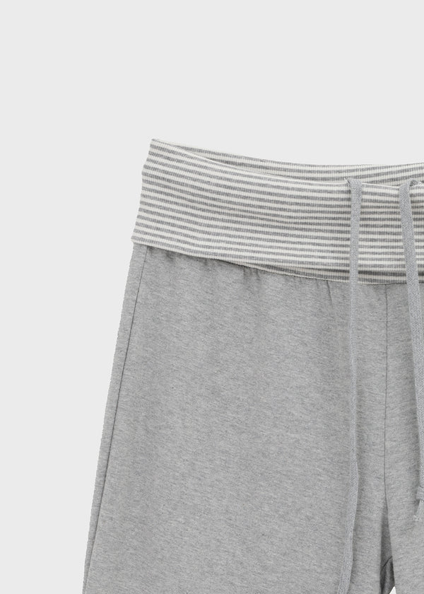 Torya Striped Folding Capri Pants