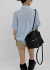 (UNISEX) Neod Stripe Short Sleeve Shirt