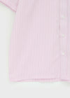 (UNISEX) Neod Stripe Short Sleeve Shirt