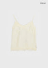 Reflect Satin Lace Sleeveless Top