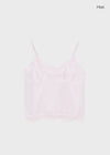 Reflect Satin Lace Sleeveless Top