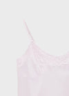Reflect Satin Lace Sleeveless Top