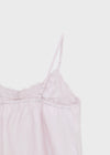 Reflect Satin Lace Sleeveless Top