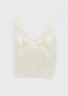 Diet V-neck Lace Sleeveless (Built-in Cap)