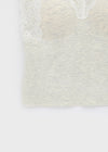 Diet V-neck Lace Sleeveless (Built-in Cap)