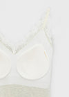 Diet V-neck Lace Sleeveless (Built-in Cap)