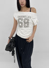 Carmen Button Crop Sleeveless (Built-in Cap)