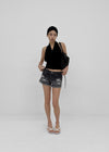 Loire Button Halter Sleeveless