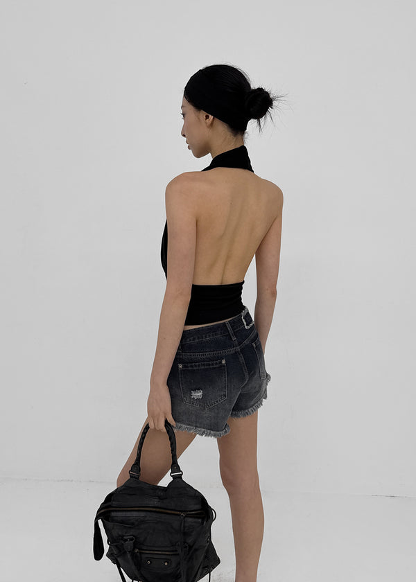 Loire Button Halter Sleeveless