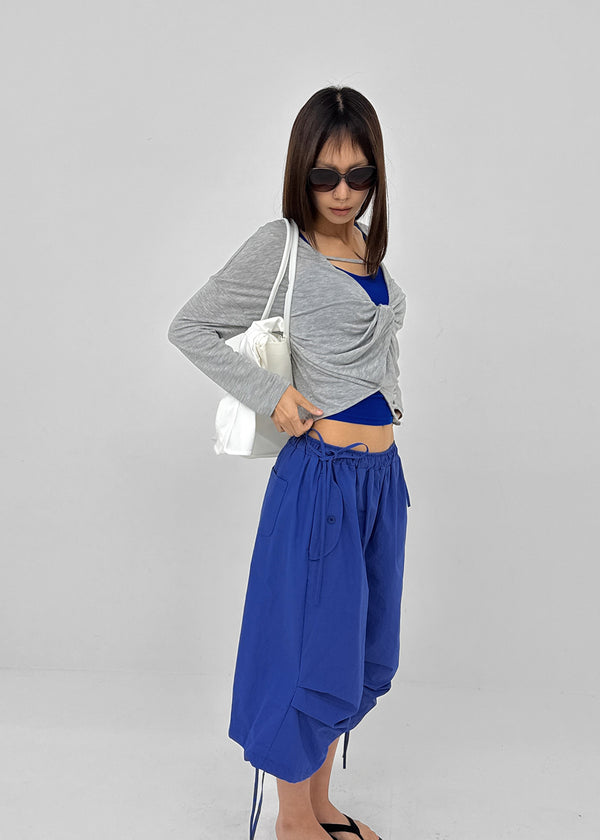 Wanon Twist Tension Long Sleeve Tee