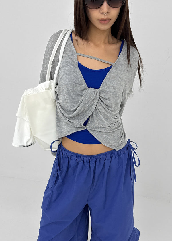 Wanon Twist Tension Long Sleeve Tee