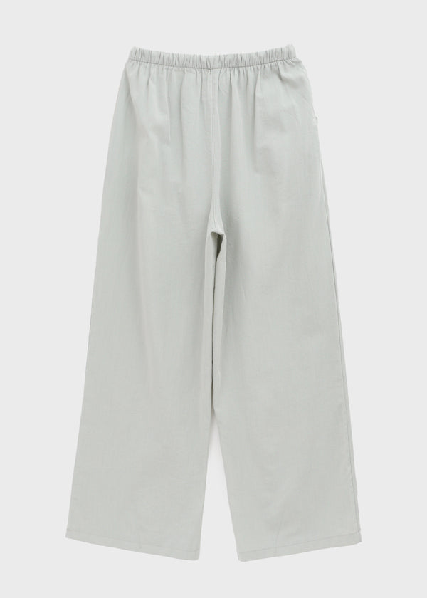Horon Cool Linen Slim Elastic Waist Pants