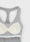 Yenfel Mango U-neck Sleeveless (Built-in Cap)