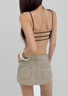 Shurung Strap Bra Top (Built-in Cap)