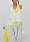 Wanon Twist Tension Long Sleeve Tee