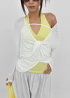 Wanon Twist Tension Long Sleeve Tee