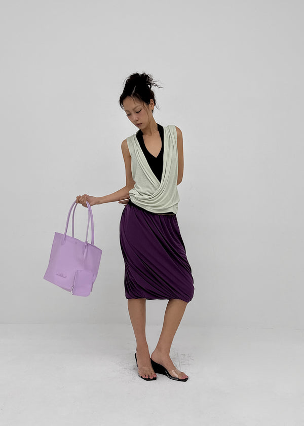 Tisu Draping Wrap Sleeveless
