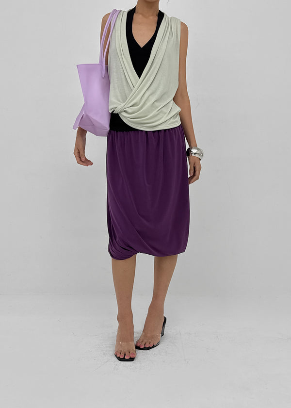 Tisu Draping Wrap Sleeveless