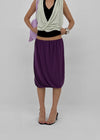Teini Cooling Draping Midi Skirt