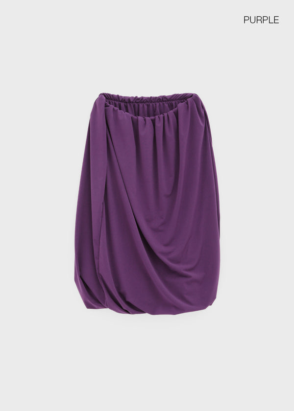 Teini Cooling Draping Midi Skirt