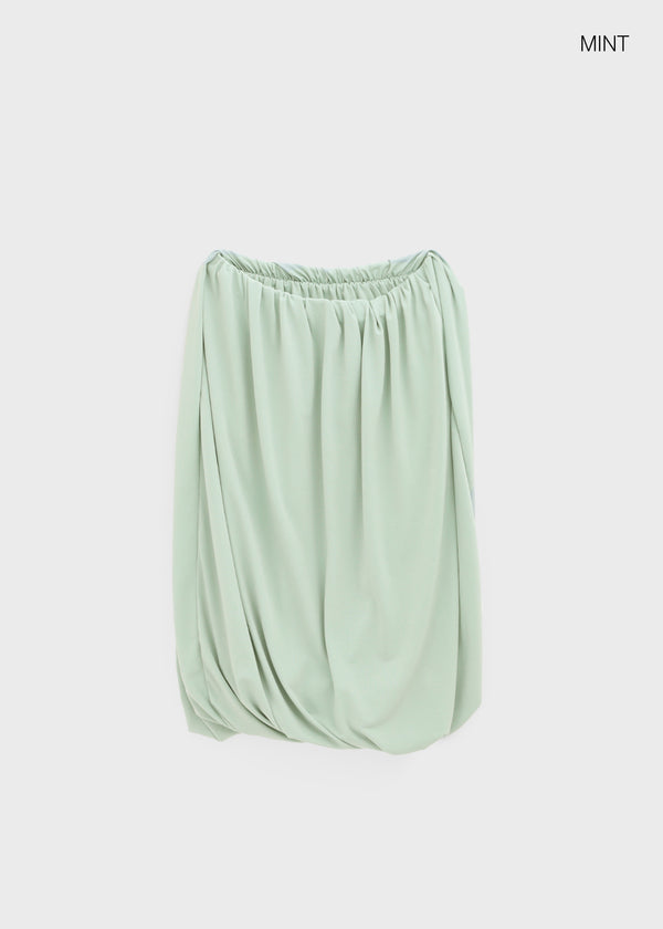 Teini Cooling Draping Midi Skirt