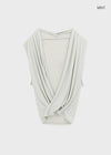Tisu Draping Wrap Sleeveless