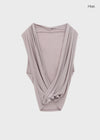 Tisu Draping Wrap Sleeveless