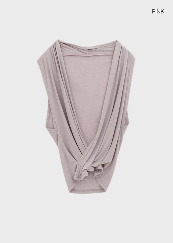 Tisu Draping Wrap Sleeveless
