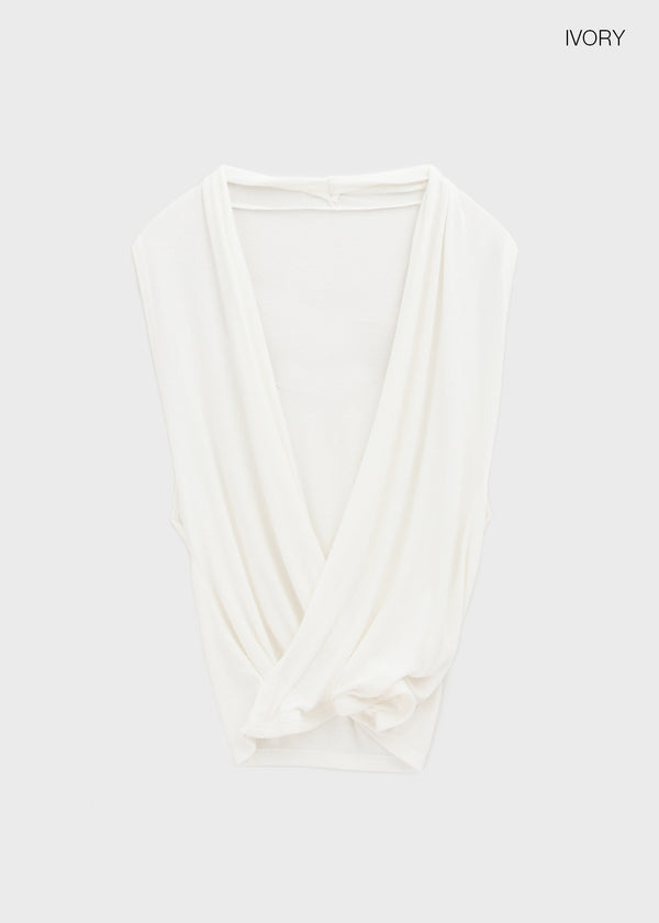 Tisu Draping Wrap Sleeveless