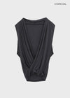 Tisu Draping Wrap Sleeveless