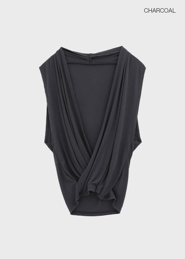 Tisu Draping Wrap Sleeveless