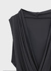 Tisu Draping Wrap Sleeveless