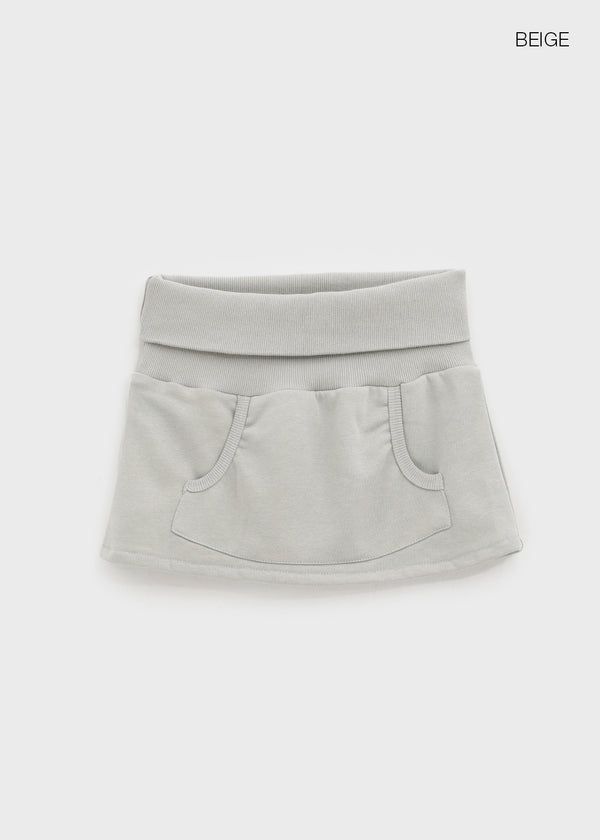 Kunak Folding Pocket Skirt Pants