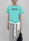 Phoebets Lettering Short Sleeve T-shirt