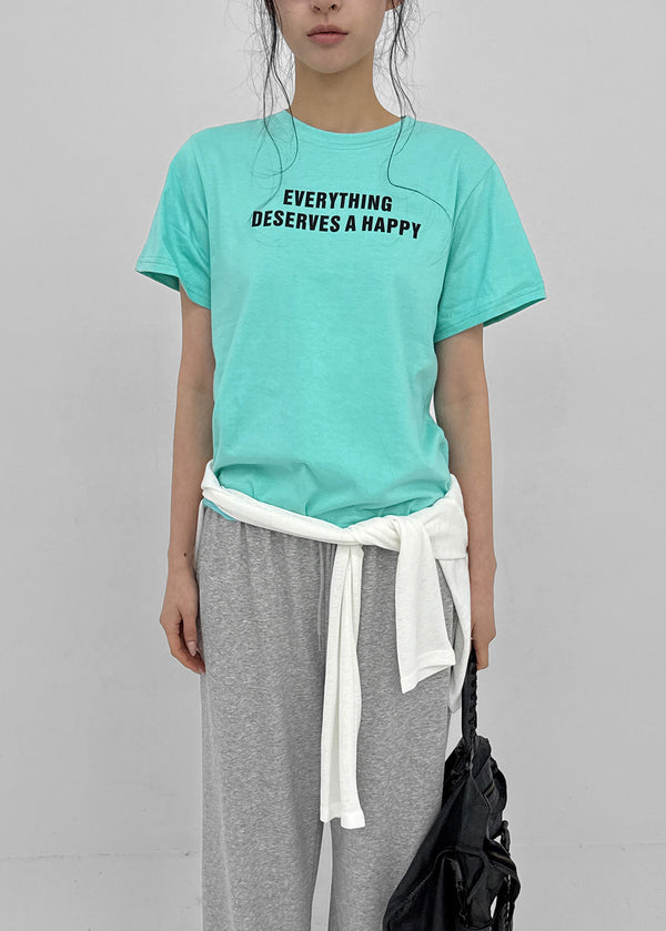 Phoebets Lettering Short Sleeve T-shirt